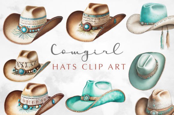 Download Turquoise Cowgirl Hats Clip Art - Art Collection