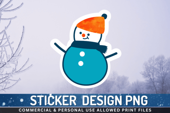 Download Winter Snowman  Clipart Sticker Png - Art Collection