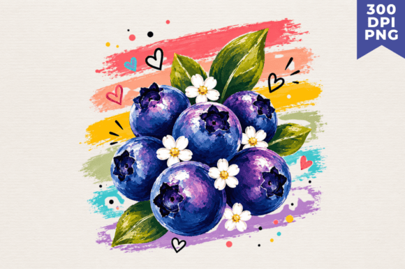 Download Watercolor Blueberry Clipart PNG,Blueber - Art Collection