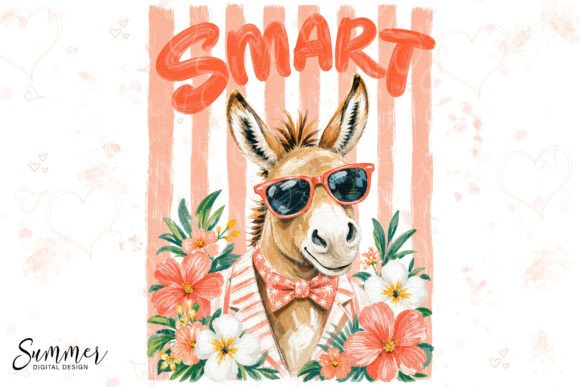Download Smart Donkey Funny Summer Sublimation - Summer Collection