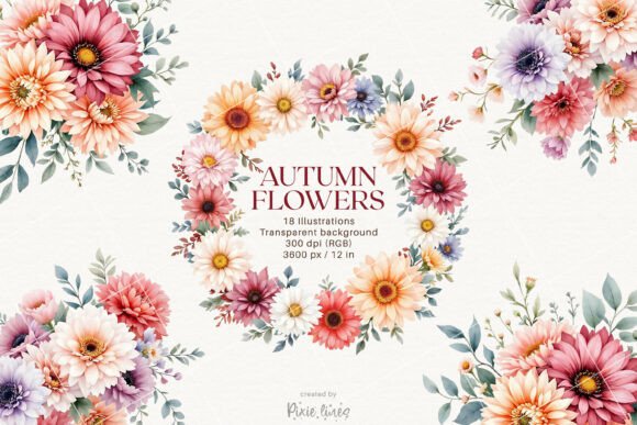 Download Autumn Wedding Flower, Fall Party Flower - Art Collection