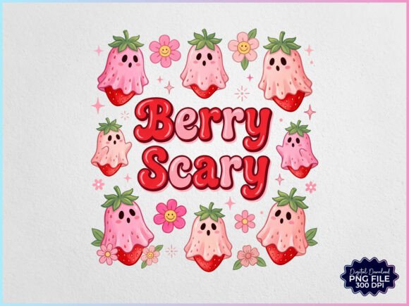 Download Berry Scary Summer Strawberry Ghost PNG - Summer Collection