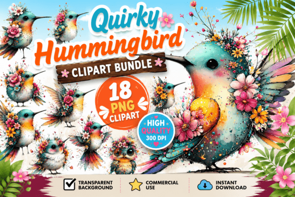 Download Floral Hummingbird Clipart - Art Collection