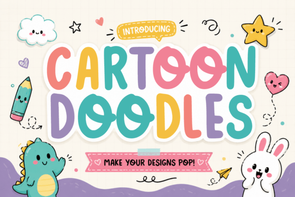 Download Cartoon Doodles - Art Collection