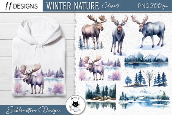 Download Watercolor Winter Clipart | Nature PNG - Art Collection