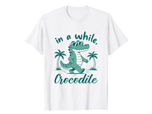Download Funny Crocodile Summer T-Shirt Design - Summer Collection