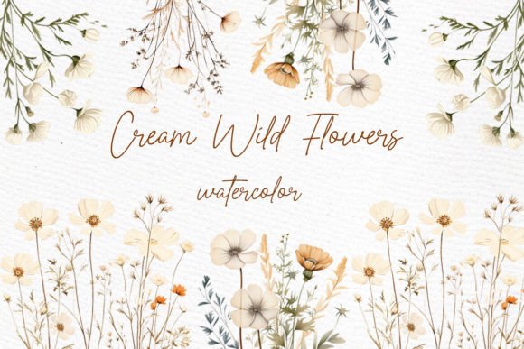 Download Wild Floral Clipart Dry Pressed Flowers - Art Collection