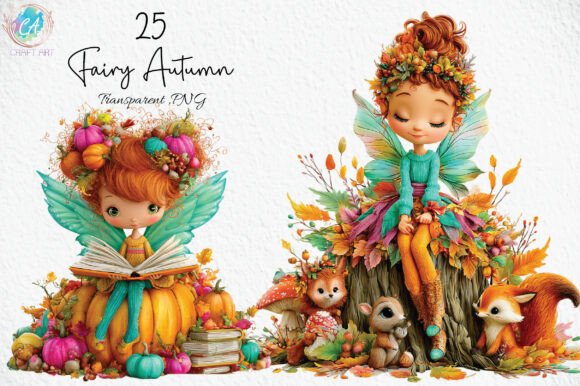 Download Fairy Autumn Clipart PNG - Premium Resources