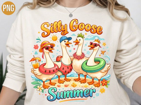 Download Silly Goose Summer Beach Party PNG SHIRT - Summer Collection