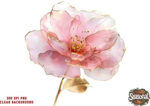 Download Elegant Pink Wedding Flower Clipart - Art Collection