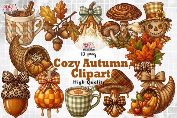 Download Cozy Autumn Clipart PNG - Premium Resources