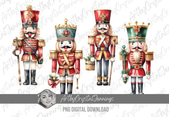 Download Watercolor Christmas Nutcracker Clipart - Art Collection