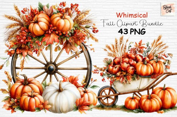 Download Whimsical Fall Clipart Bundle PNG - Premium Resources