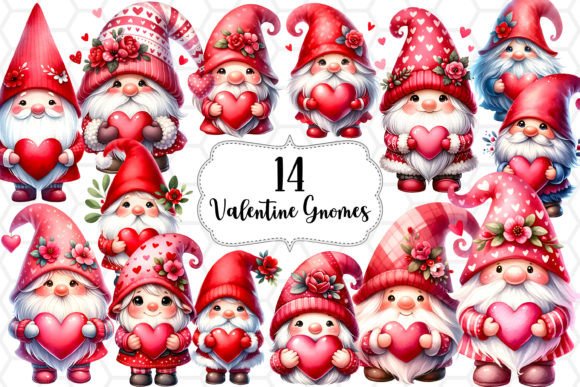 Download Valentine Gnome Sublimation Cliparts - Art Collection