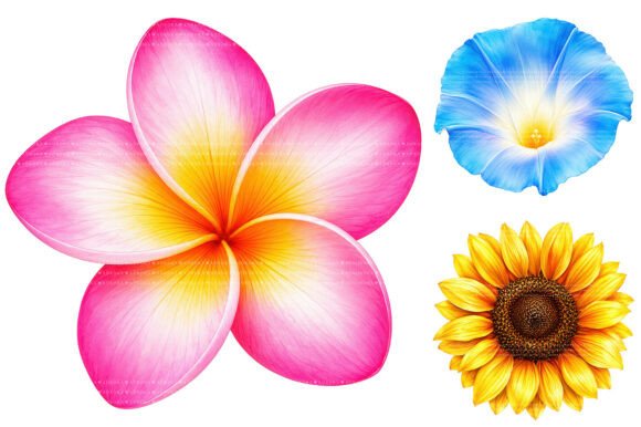 Download Vibrant Summer Flower Clipart - Summer Collection