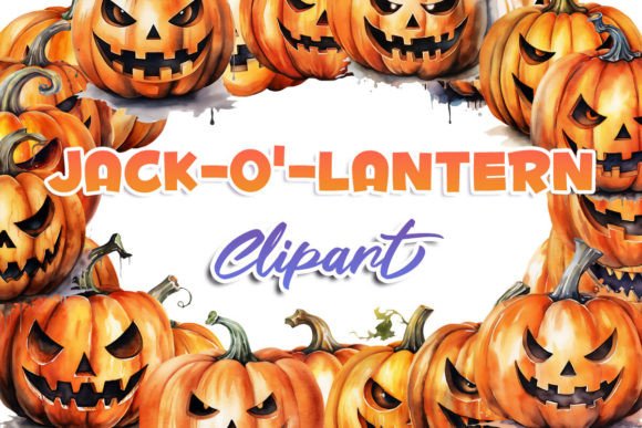 Download Jack O’ Lantern Watercolor Clipart - Art Collection