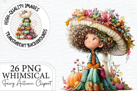 Download Whimsical Fairy Autumn Clipart Bundle - Premium Resources
