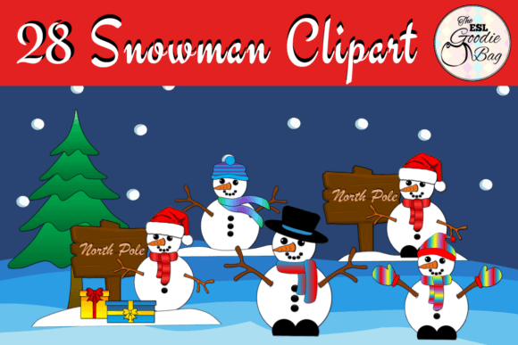 Download Christmas and Winter Snowman Clipart - Art Collection
