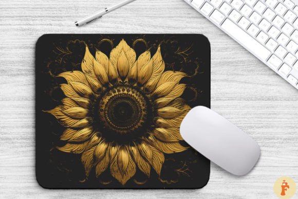 Download Sunflower in the Style of Gothic Art - Art Collection