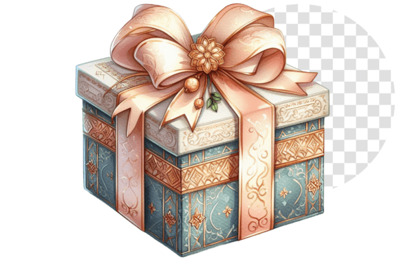 Download EidJoy Watercolor Gift Box Clipart - Art Collection