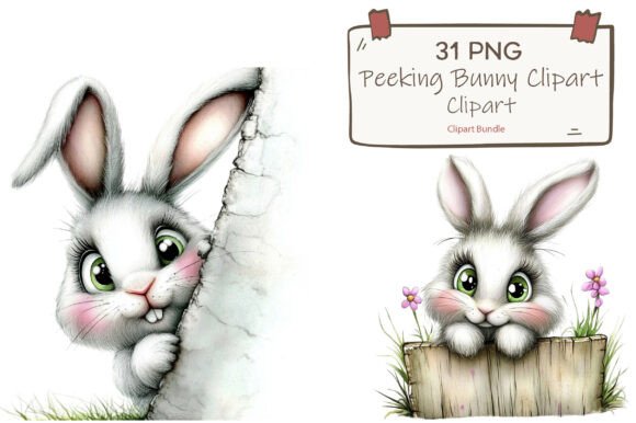 Download Adorable Spring Rabbit Clipart PNG - Art Collection