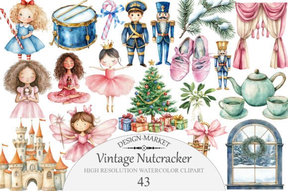 Download Vintage Nutcracker Clipart - Art Collection