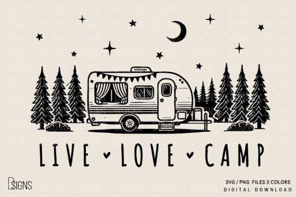 Download Camping Svg Summer Trip Live Love Camp - Summer Collection