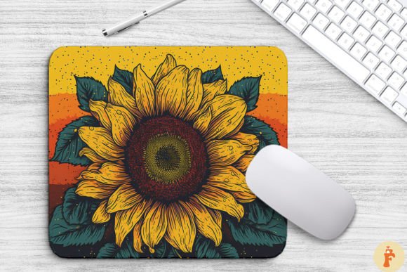 Download Sunflower in the Style of Gothic Art - Art Collection