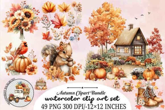Download Autumn Clipart Bundle - Premium Resources