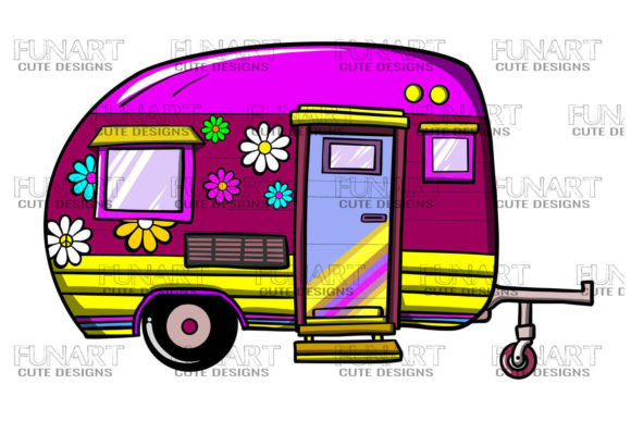 Download Camping Caravan , Wildlife Clipart, Png - Art Collection