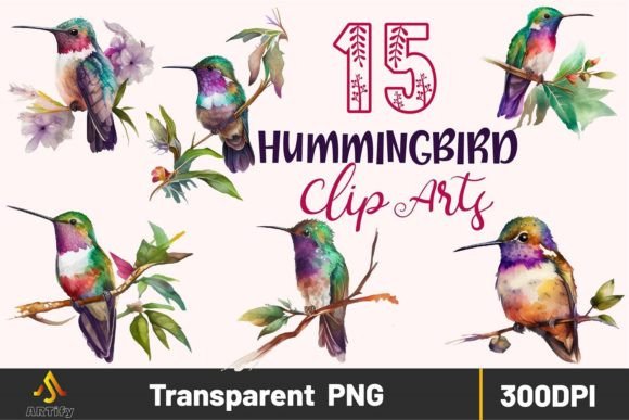 Download Hummingbird Watercolor Clipart HD PNG - Art Collection