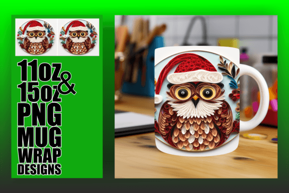 Download Snowy Owl Christmas Mug Art - Art Collection