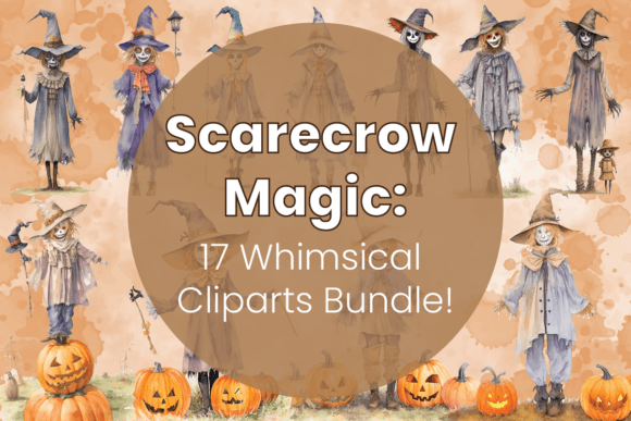 Download Watercolor Scarecrow Clipart - Art Collection