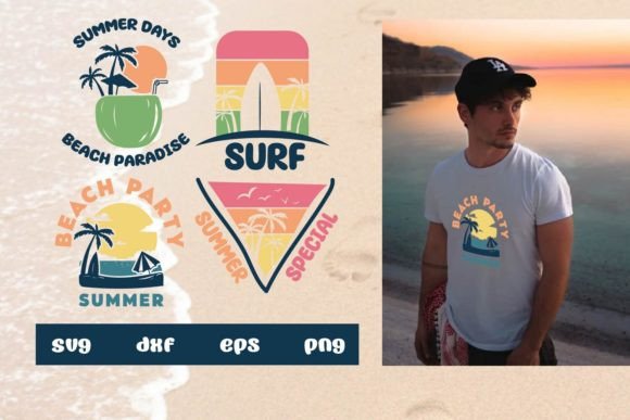 Download Summer Days Svg, Surfing, Beach Party - Summer Collection