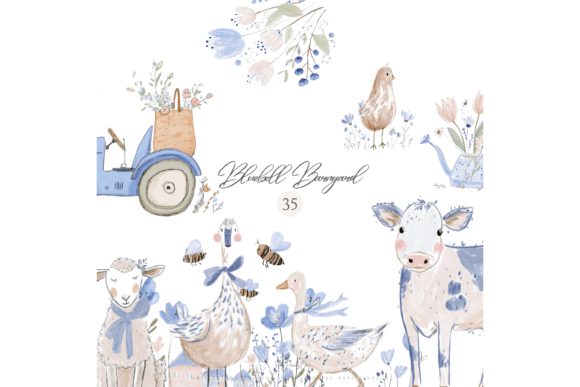 Download Bluebell Barnyard Clipart - Art Collection