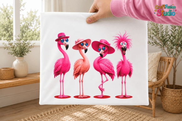 Download Funny Flamingos Summer Fashion PNG - Summer Collection