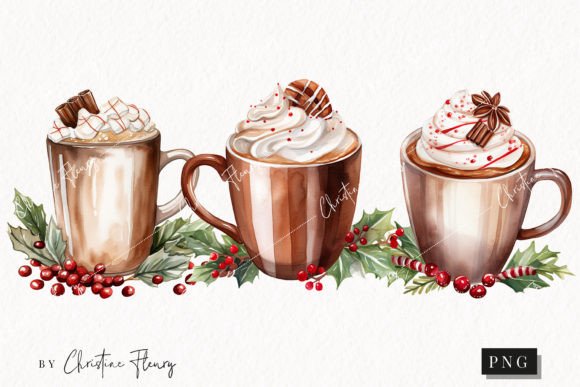 Download Watercolor Hot Cocoa Clipart - Art Collection