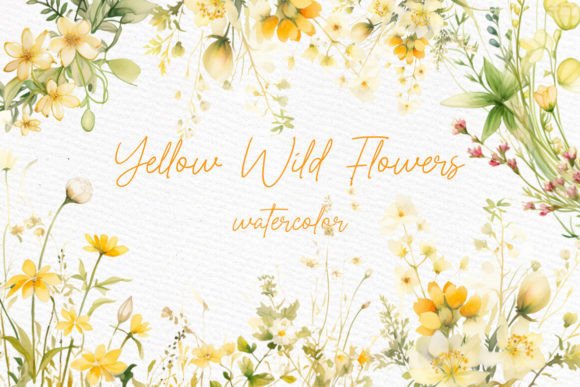Download Wild Floral Clipart,Yellow Meadow Flower - Art Collection