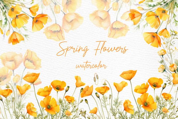 Download Wild Floral Clipart Orange Flowers - Art Collection