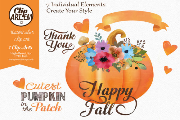 Download Happy Fall Pumpkin 7 Clip Art - Art Collection