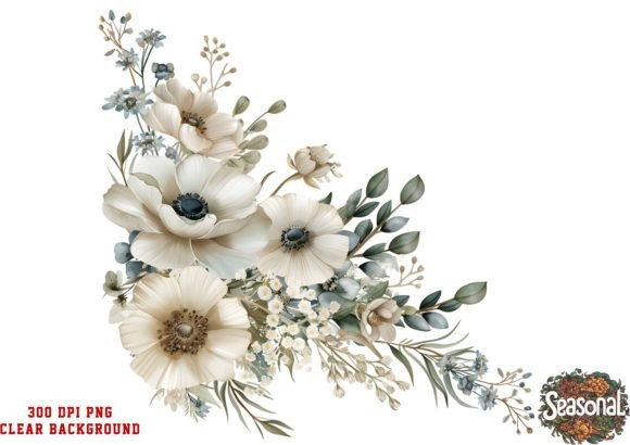 Download Elegant White Wedding Flower Clipart - Art Collection