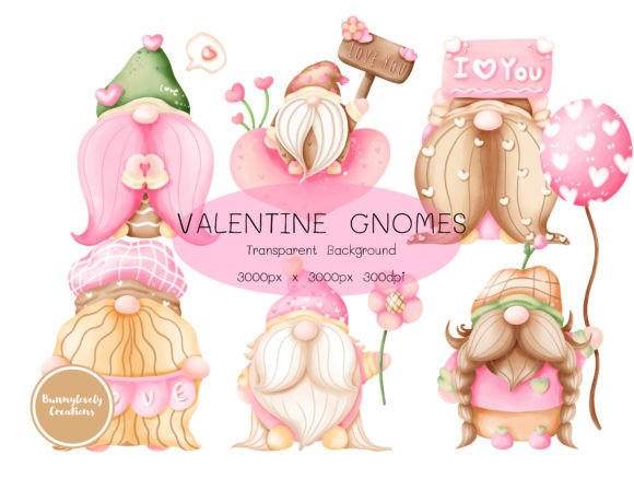 Download Valentine's Gnome Clipart - Art Collection