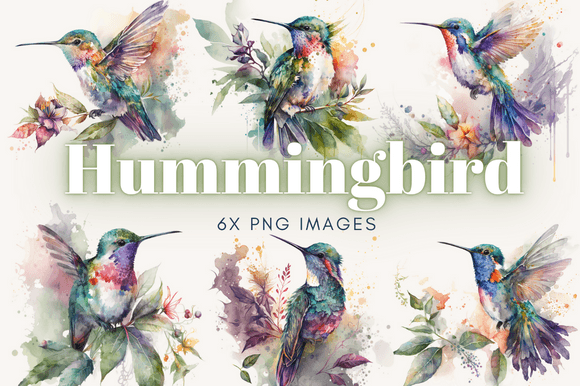 Download Hummingbird Watercolor Clipart - Art Collection