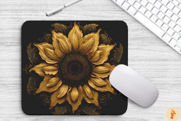 Download Sunflower in the Style of Gothic Art - Art Collection