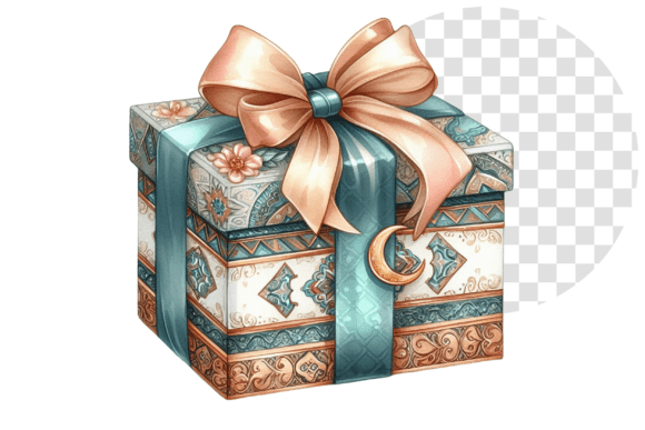Download EidJoy Watercolor Gift Box Clipart - Art Collection