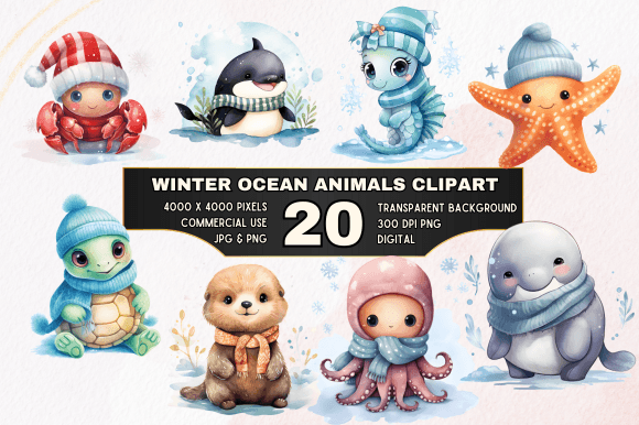 Download 20 Ocean Holiday Clipart Bundle - Art Collection