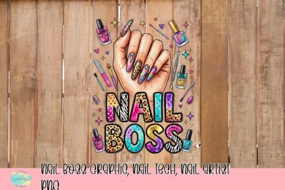 Download Nail Boss Graphic, Nail Tech, Nail Artist PNG - Art Collection