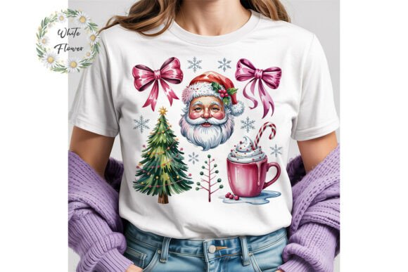 Download Pink Christmas Elements PNG Clipart - Art Collection