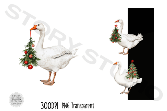 Download Christmas Goose Festive Holiday Clipart - Art Collection