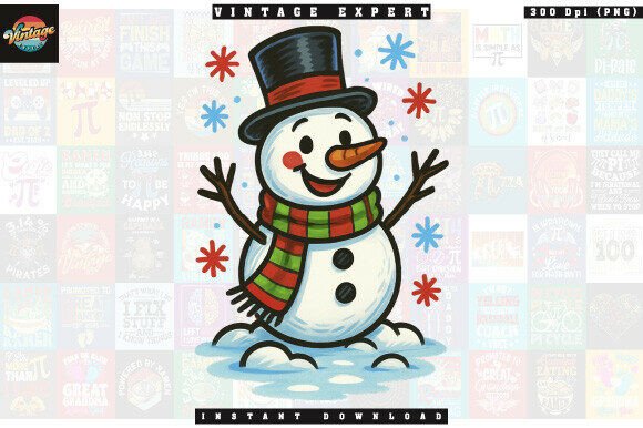 Download Christmas Holiday Winter Snowman Clipart - Art Collection